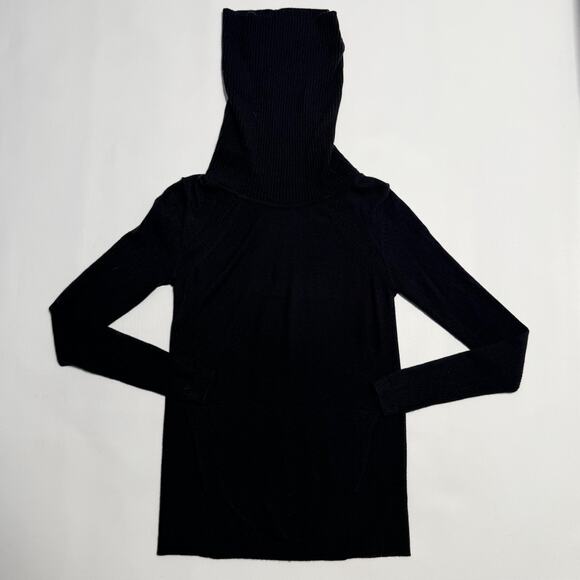 Lululemon Sweater Womens Small Black Cowl Turtleneck Long Sleeve Knit - Picture 5 of 12